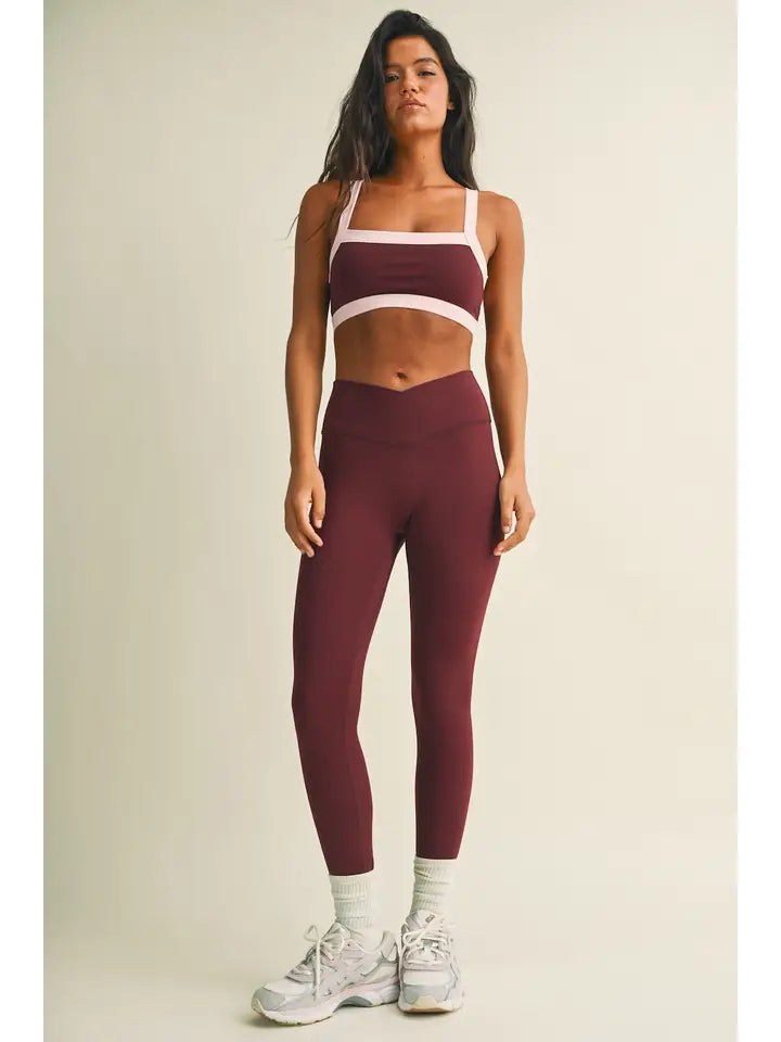 High Waist Crossover Leggings