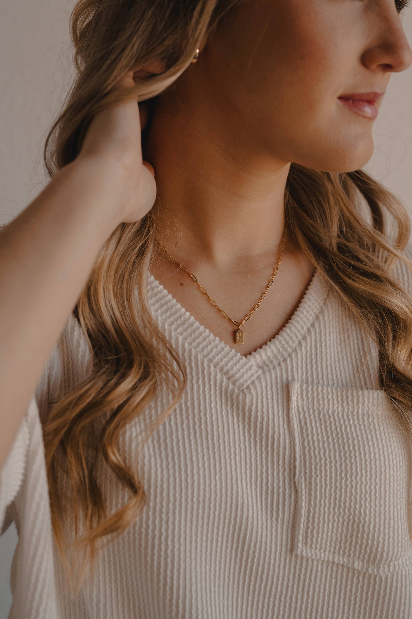 Fully Known Tag Necklace |Christian Necklace