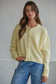 Butter Yellow Cardigan