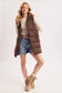 Hooded Long Puffer Vest