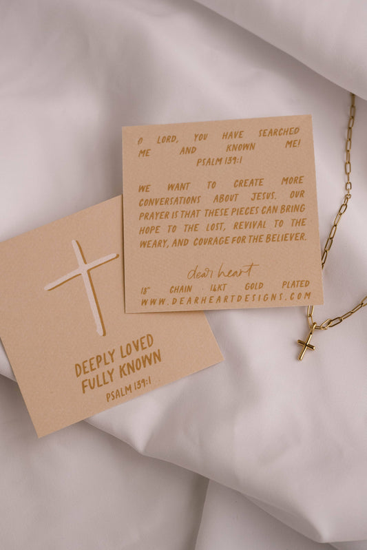 Deeply Loved, Fully Known Necklace | Christian Necklace