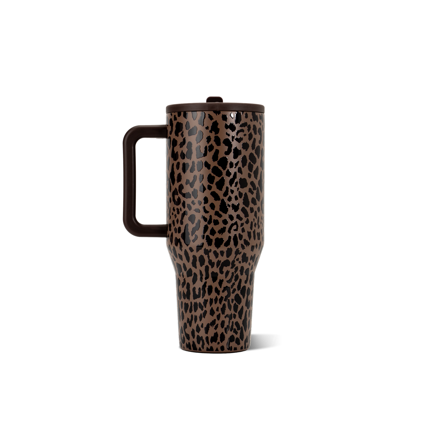 Brown Leopard 32 oz Traveler