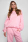 Fleece Crew Neck Lounge Pullover Sweatshirt