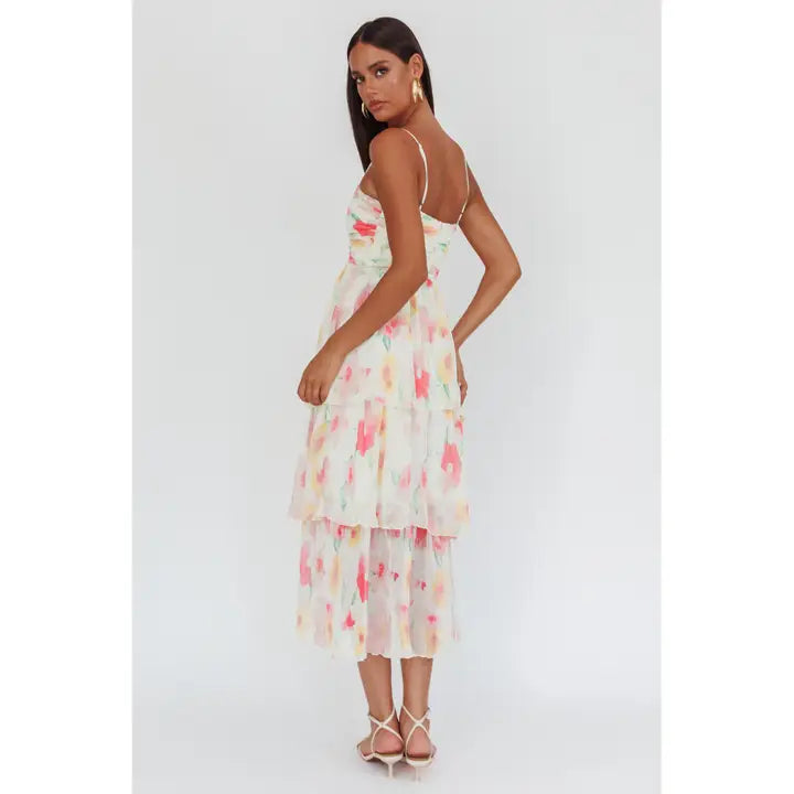 Floral Tiered Dress