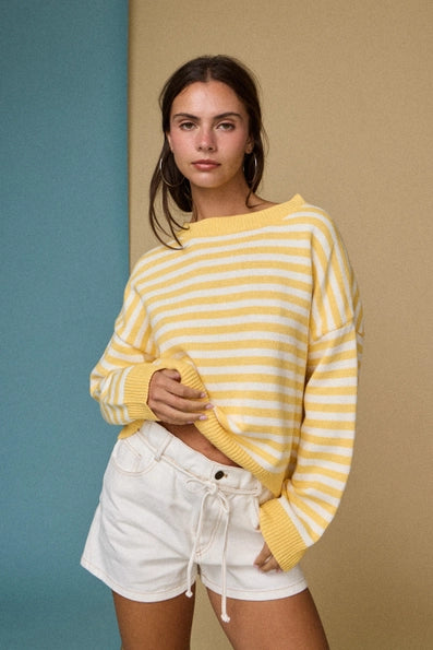 Striped Crewneck Sweater