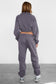 Fleece Lounge High Waist Sweatpants With Pockets