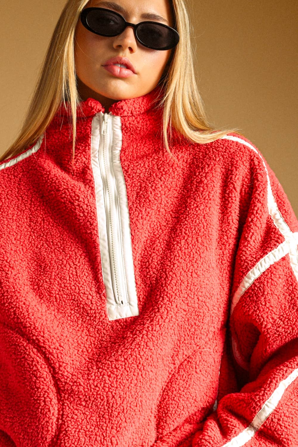 Half Zip Sherpa