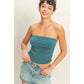 Dark Green Tube Top