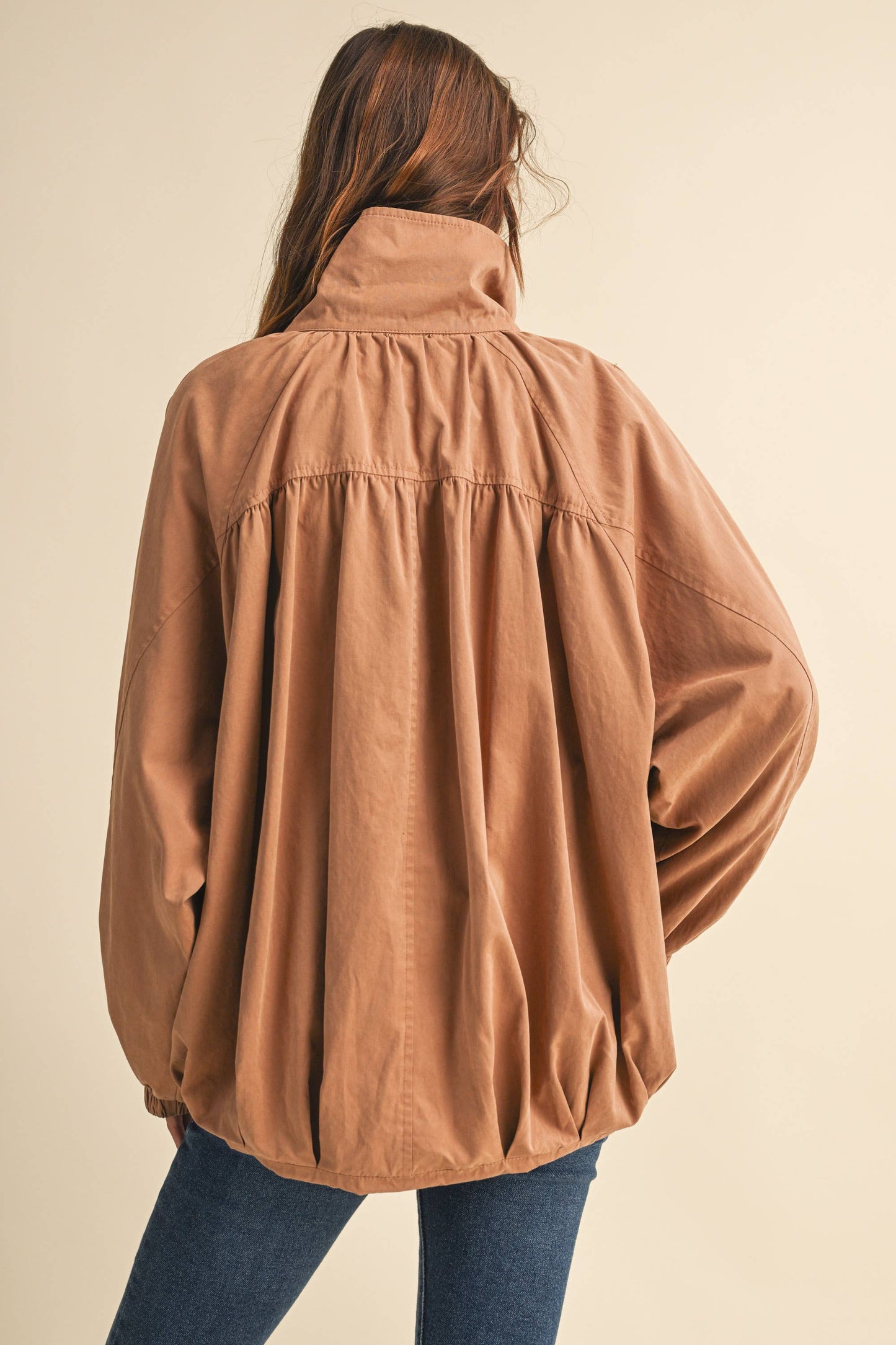 Funnel Neck Lightweight Jacket