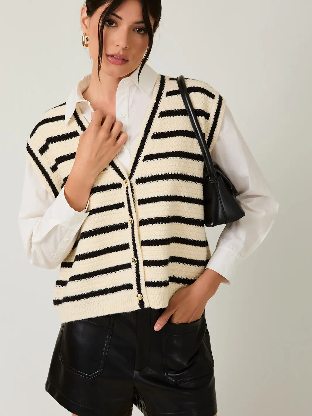 Striped Sweater Vest