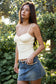 Lace Trim Tank Top