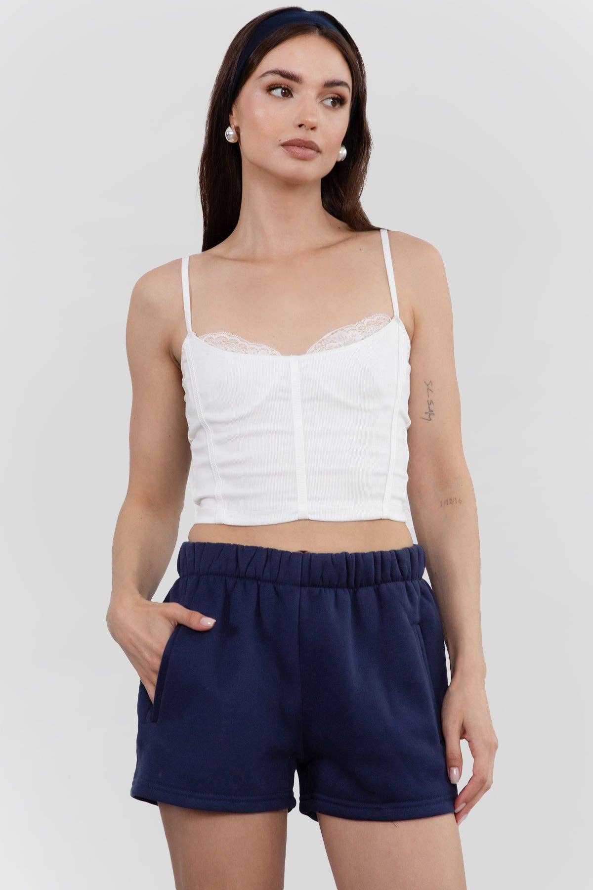 Fleece Lounge High Waist Shorts