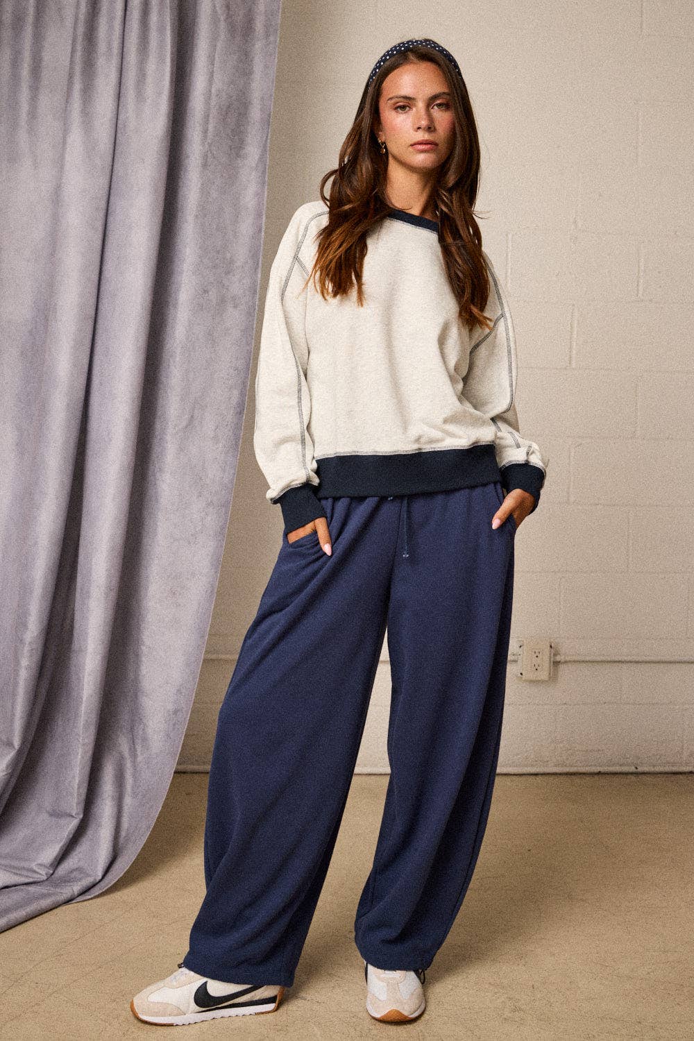 Contrast Stitch Sweatshirt