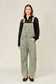 Olive Denim Overalls