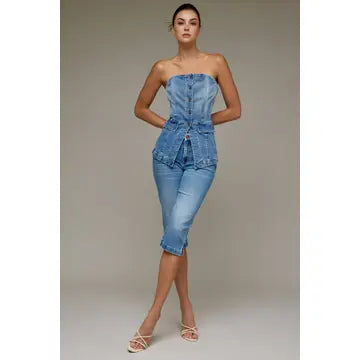 Denim Bustier