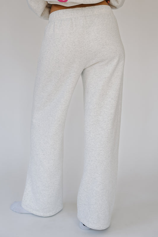 Happy Camp3r Sweats (Oatmeal and Fushcia)